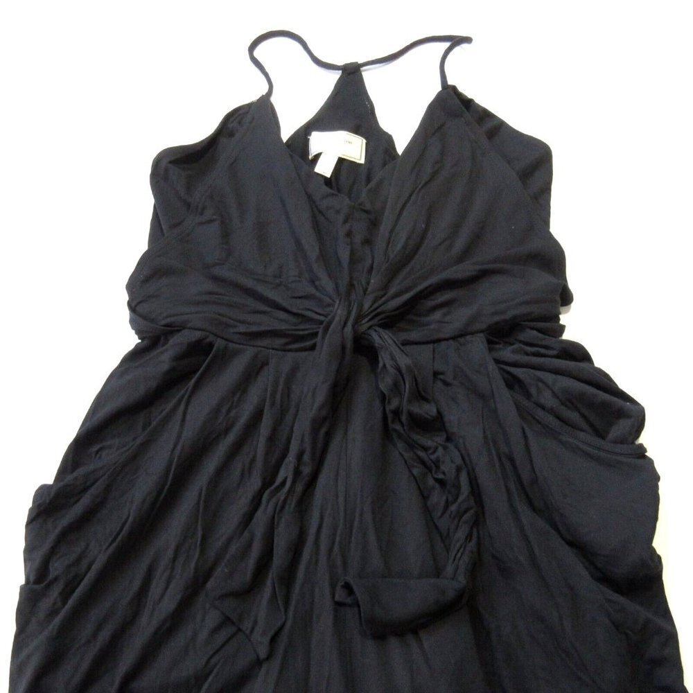 NWT Anthropologie Moulinette Soeurs Willa Jumpsuit in Black Crop One-Piece XS